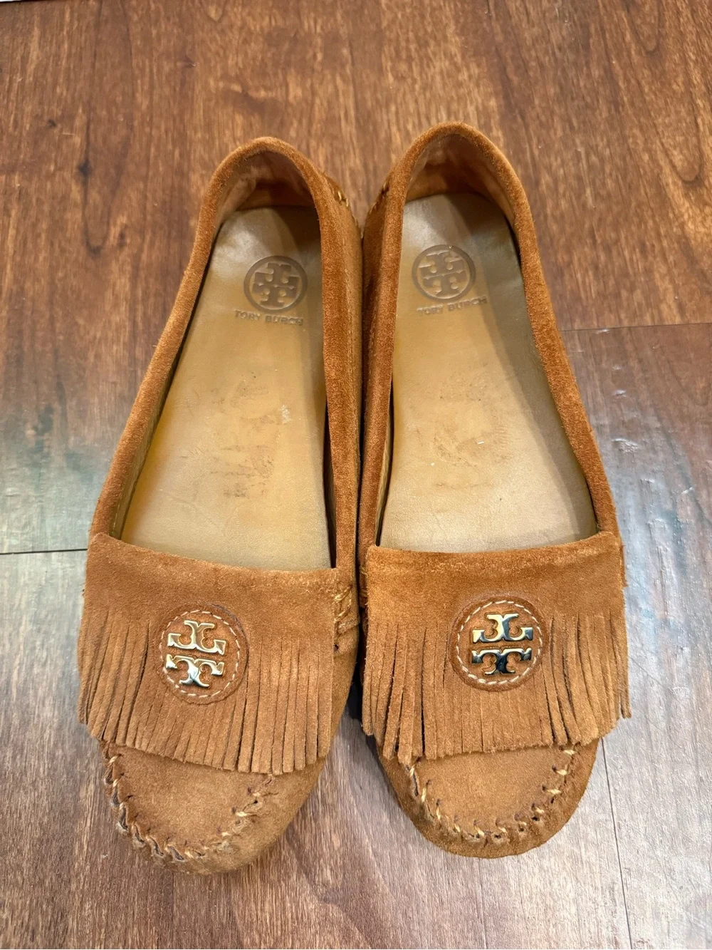 Tory Burch Snyder Fringe Moccasins Size 7